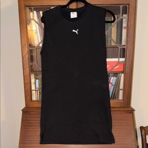 Puma Black Sleeveless Dress cotton